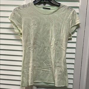 Elie Tahari Elegant Mint Green Women's Top size Small
